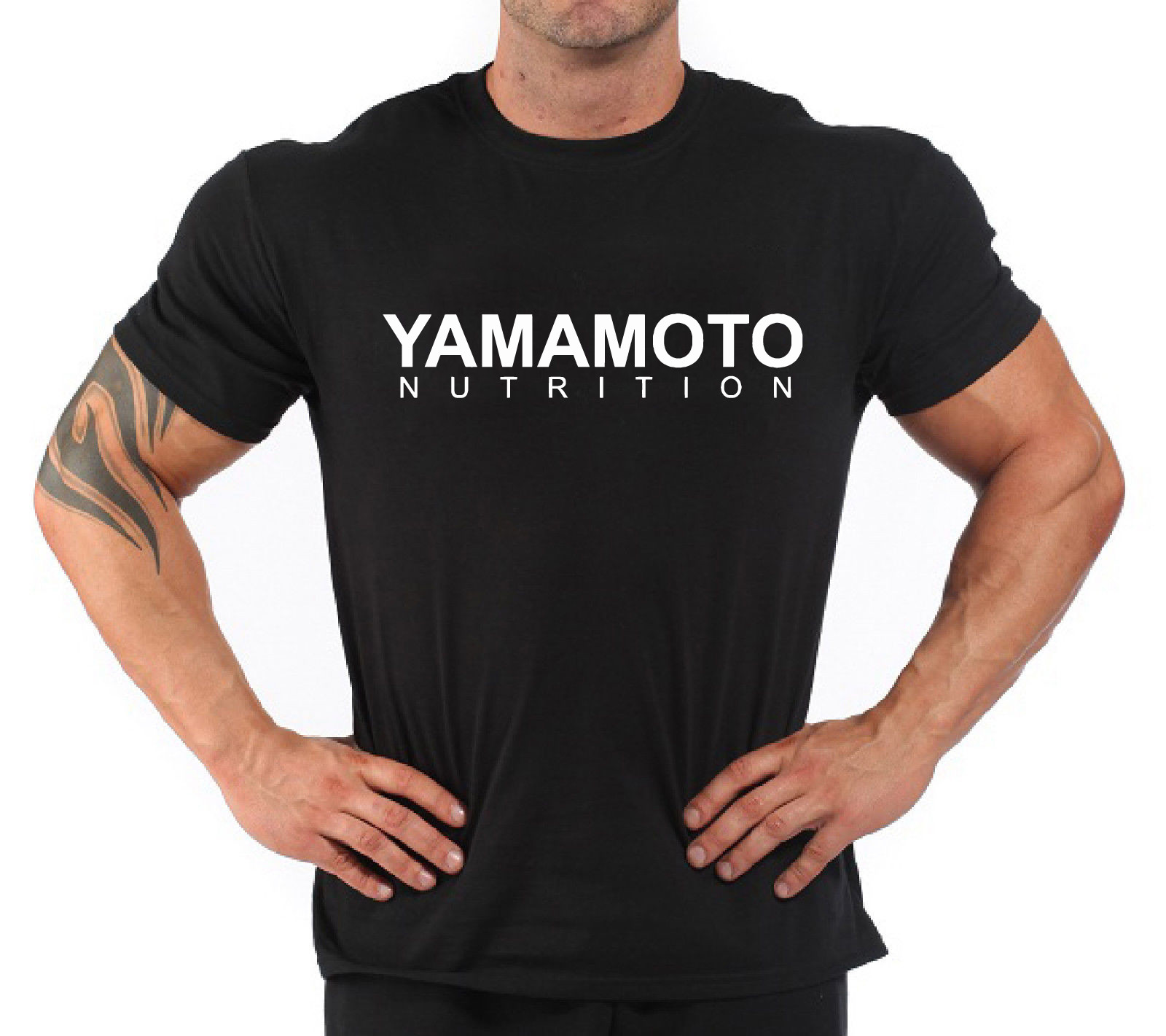 The Nutrition Fitness - Camiseta de ginástica para musculação e