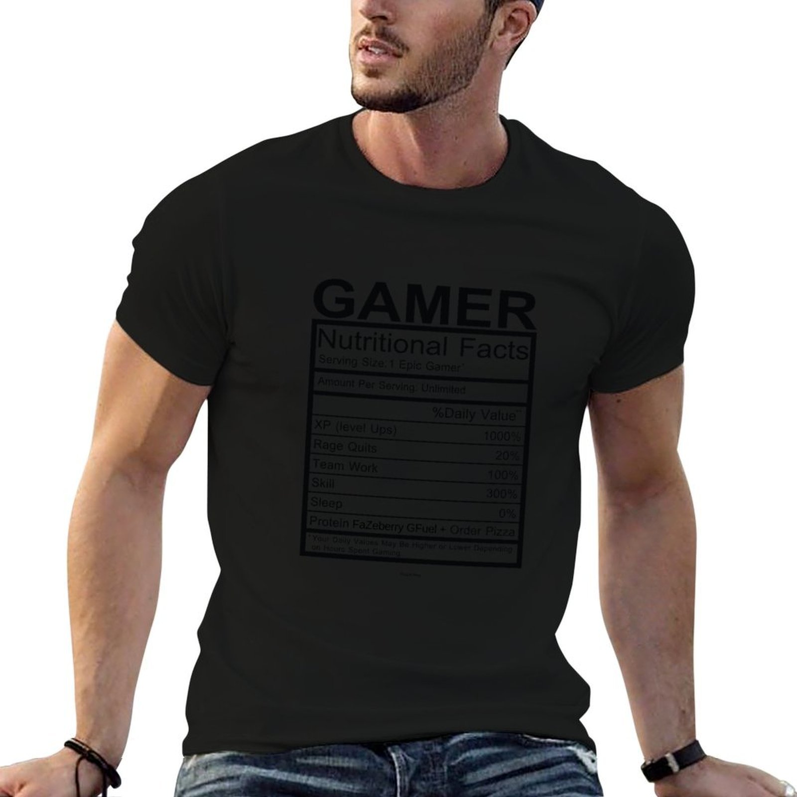 The Nutrition Fitness - Camiseta com gráfico de informações nutricionais