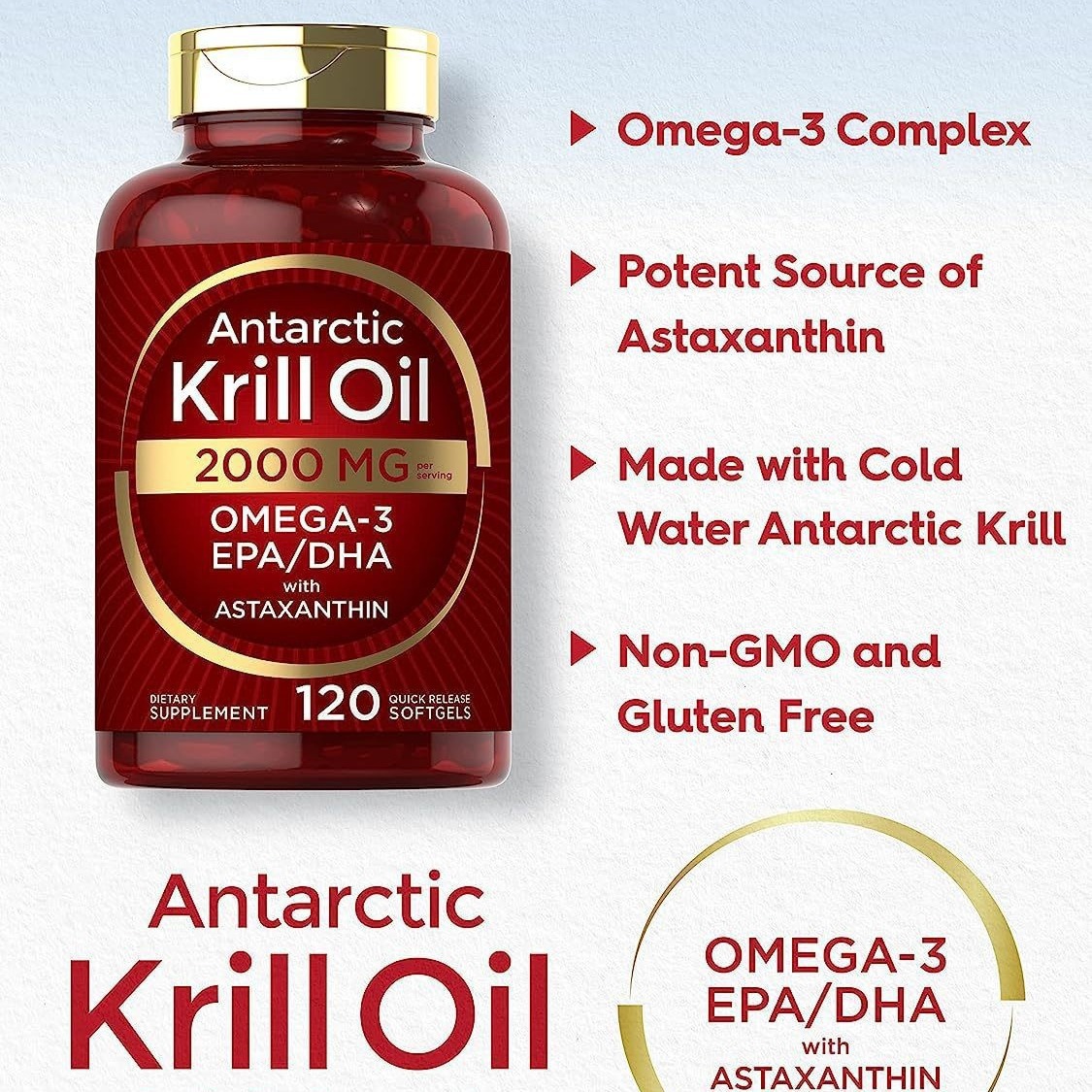 The Nutrition Fitness - Cápsulas macias de óleo de Krill