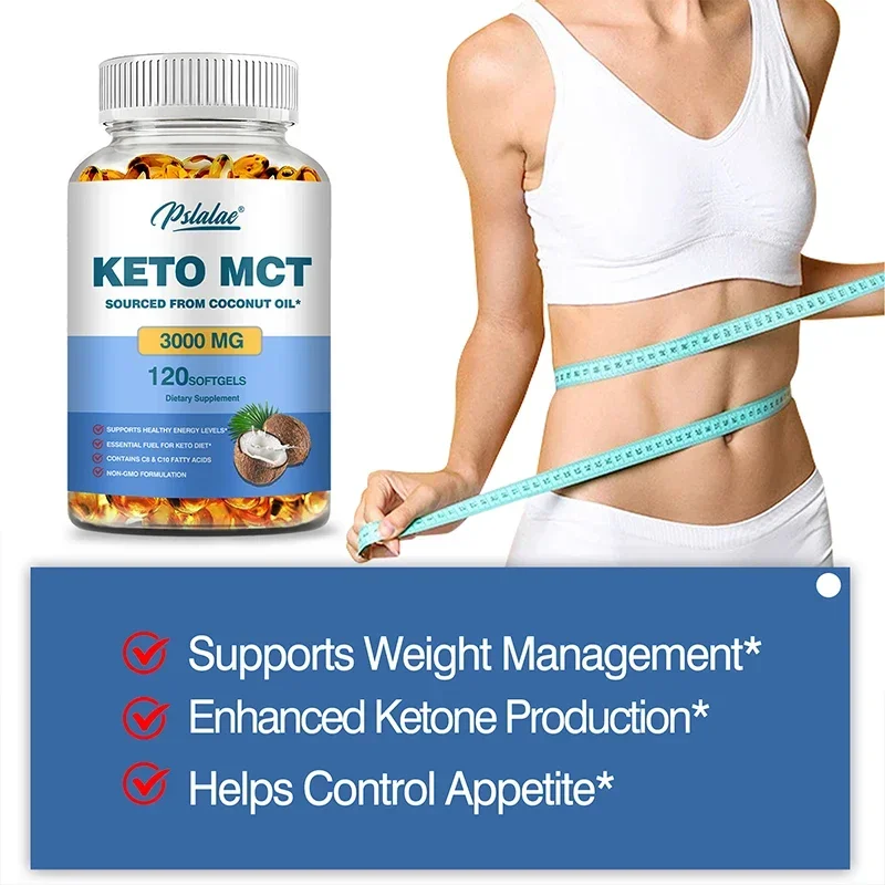 Cápsulas de óleo Keto MCT 3000 - Mct Oil Coconut avaliação e preço