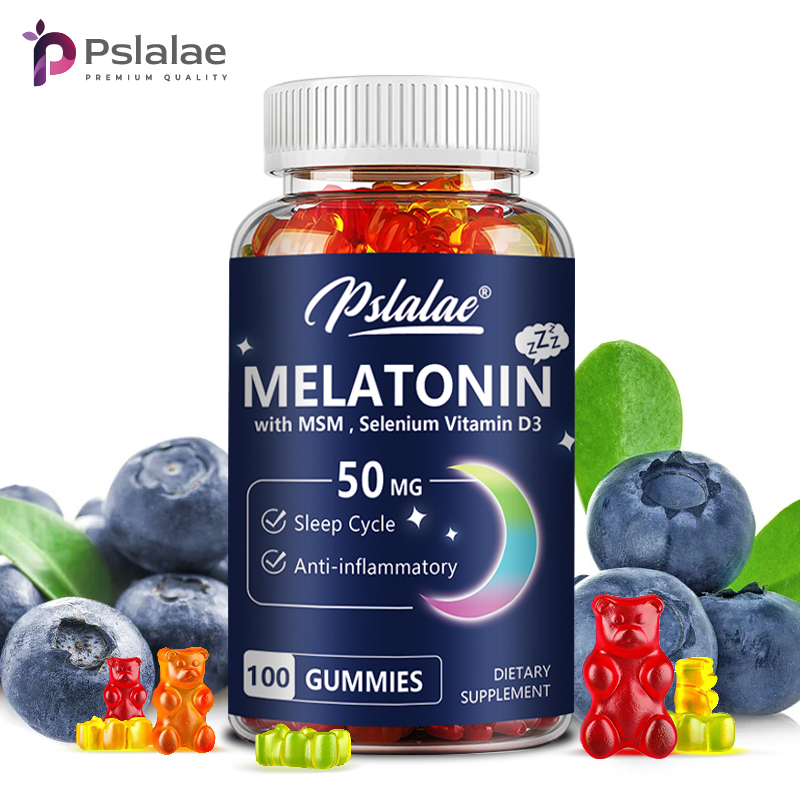 Gomas de melatonina 50mg - Aux - Melatonin Sleep Gummy avaliação e preço