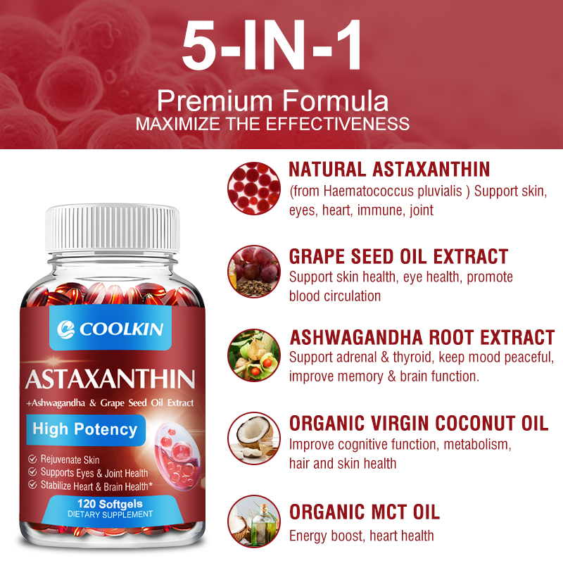 Suplemento de astaxantina com  - Mct Oil Coconut avaliação e preço