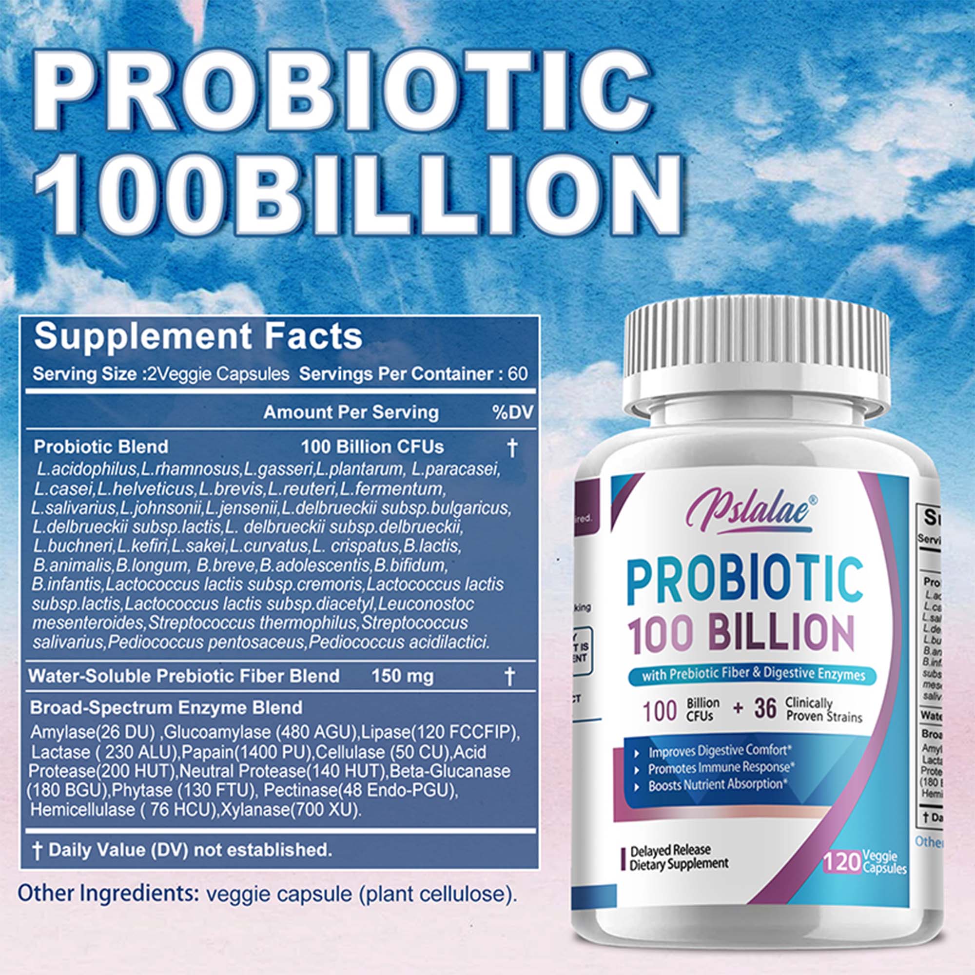 Probióticos 100 bilhões - Ajud - Probiotic 60 Billion avaliação e preço