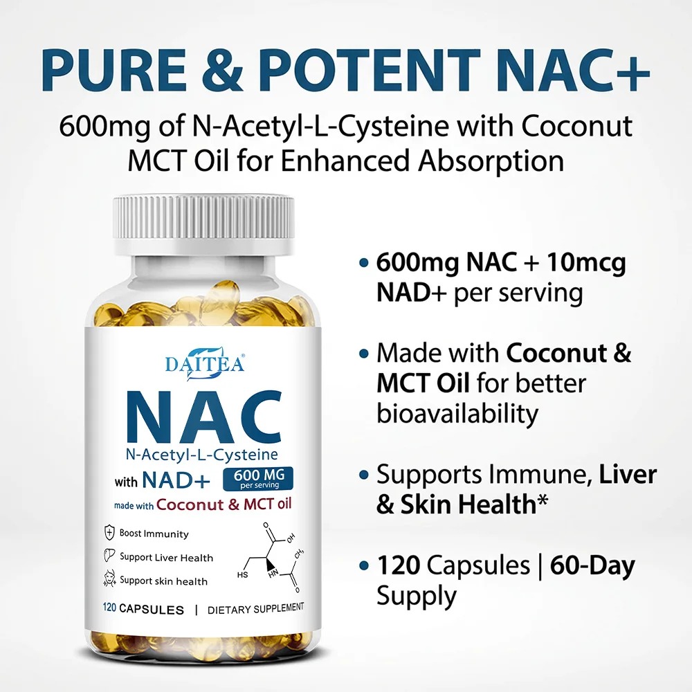 Suplemento NAC Cápsulas de N-A - Mct Oil Coconut avaliação e preço