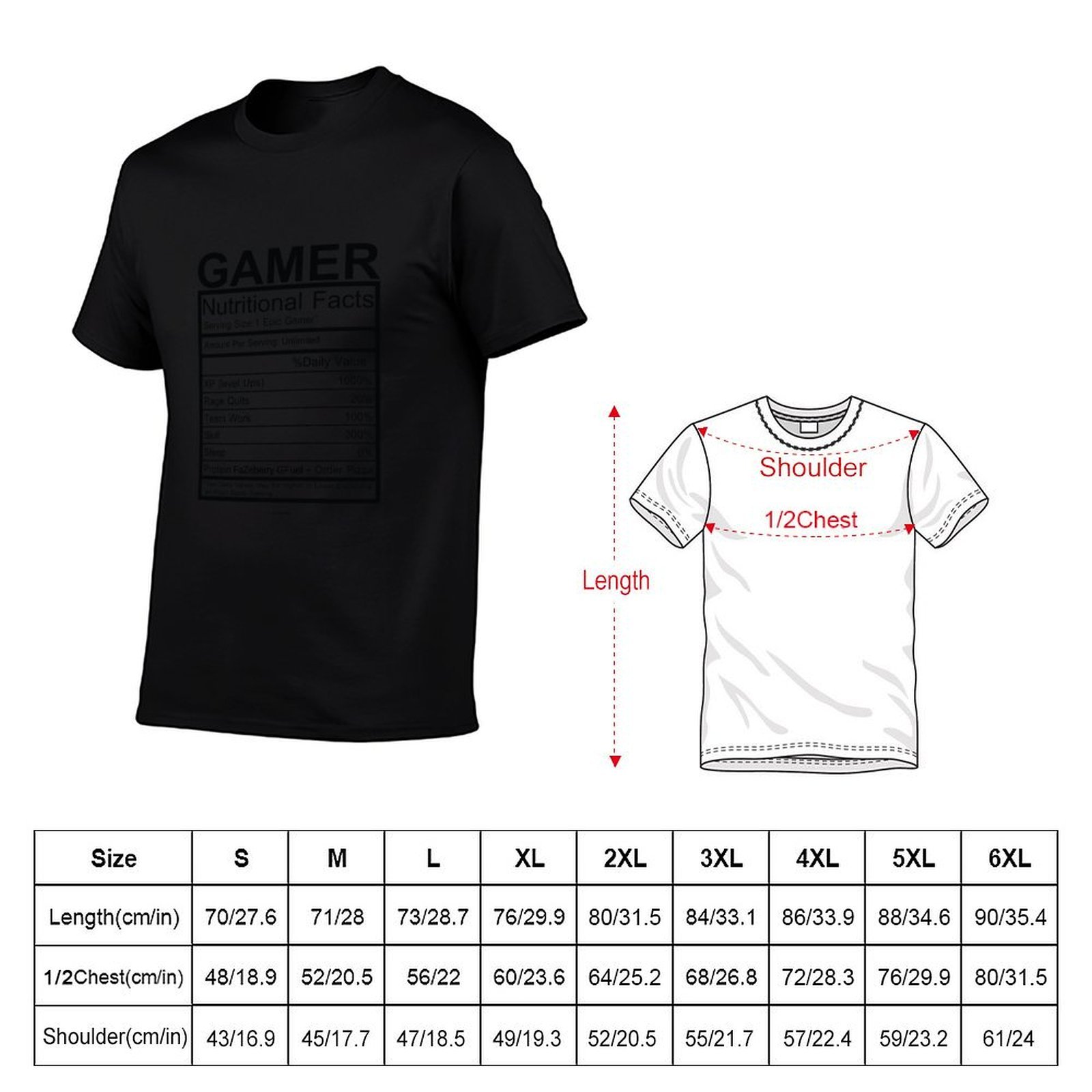 Camiseta com gráfico de inform - The Nutrition Fitness avaliação e preço