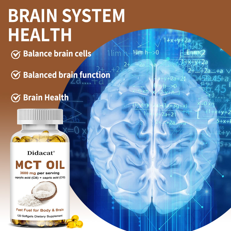 Óleo MCT 3600 mg C8 C10 Cápsul - Mct Oil Coconut avaliação e preço