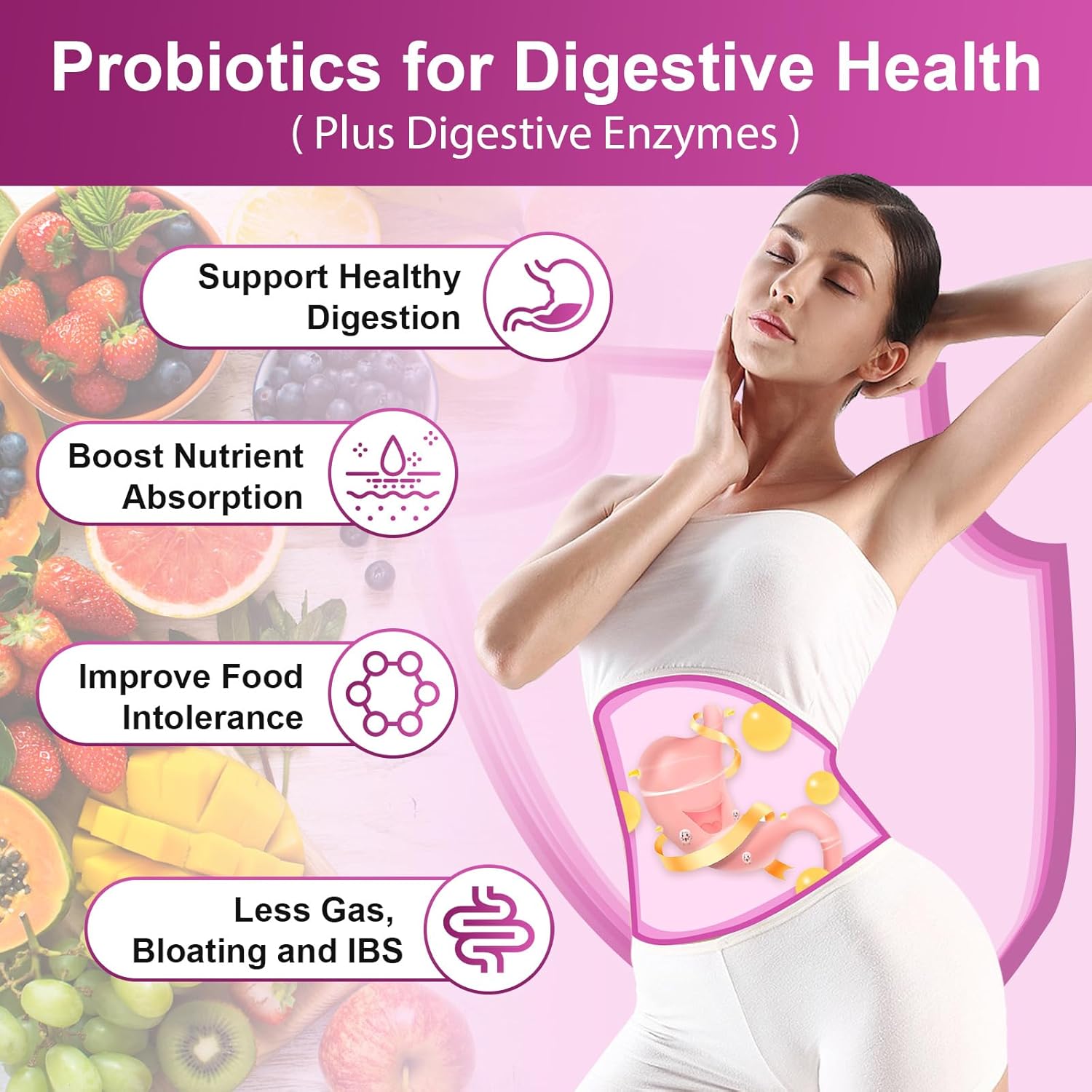 Suplemento Probiótico Feminino - Probiotic 60 Billion avaliação e preço
