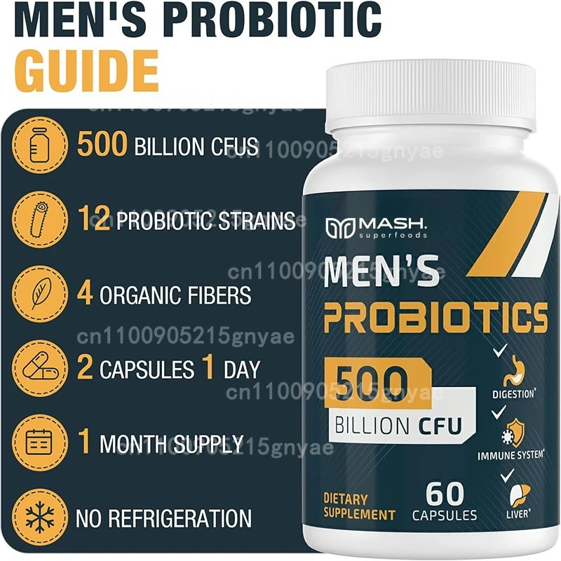 60 cápsulas probióticos mascul - Probiotic 60 Billion avaliação e preço