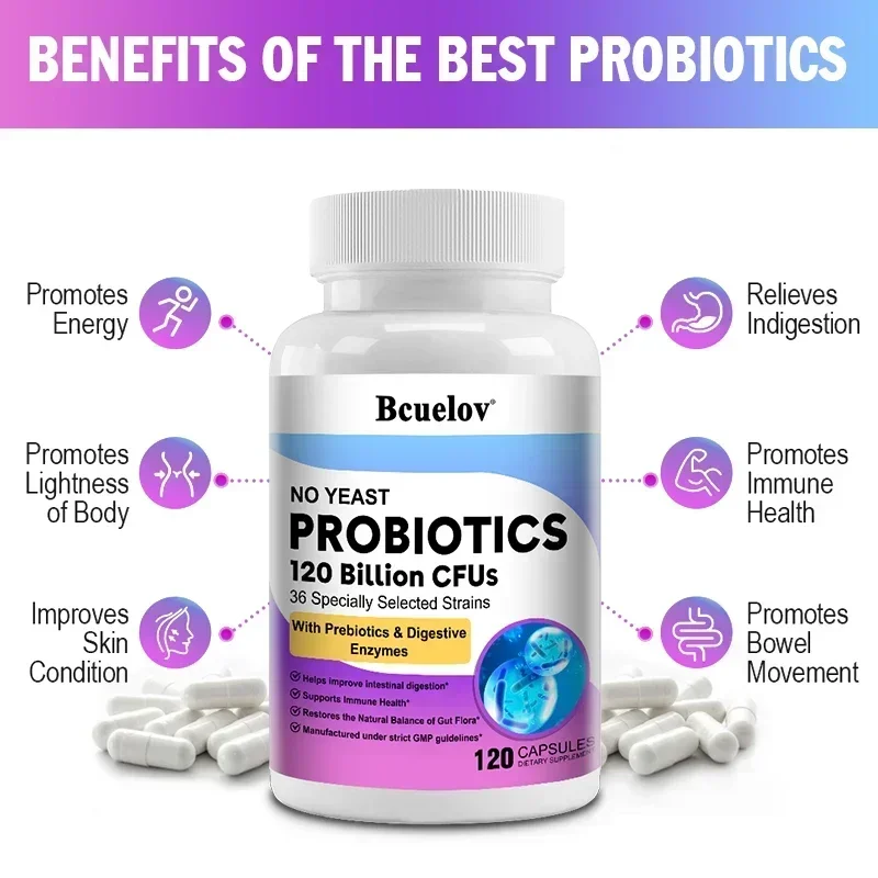 Probióticos de saúde digestiva - Probiotic 60 Billion avaliação e preço
