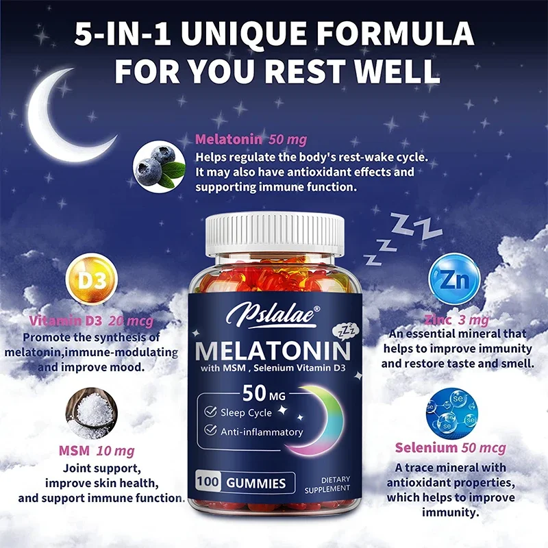 Gomas de melatonina 50mg - Apo - Melatonin Sleep Gummy avaliação e preço