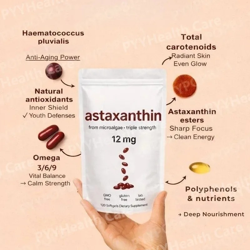 Cápsulas de Astaxantina 12mg c - Mct Oil Coconut avaliação e preço