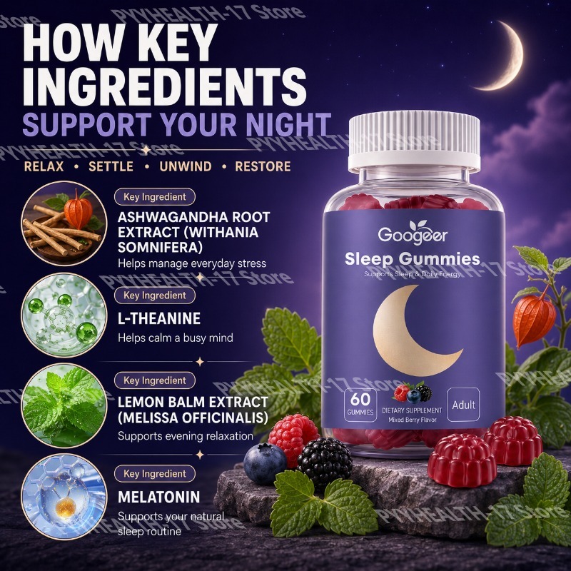 Gomas de Dormir Googeer para A - Melatonin Sleep Gummy avaliação e preço